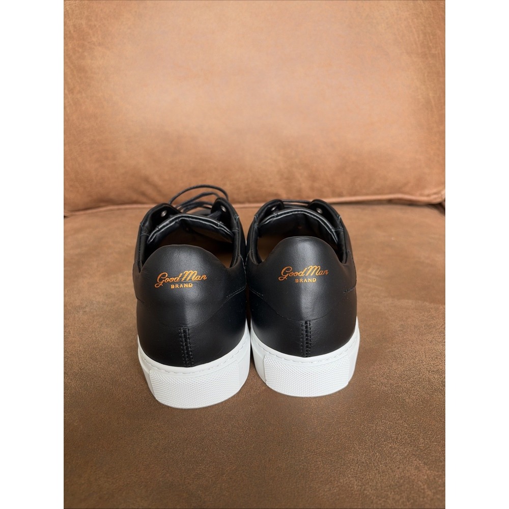 Good Man Brand Prospect Sneakers Black Leather Suede Size 9 Goodman New - Picture 2 of 6
